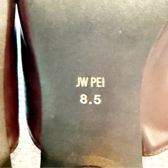JW PEI HELENA PIERCED MULES- CLARET RED 8.5 - Picture 13 of 16